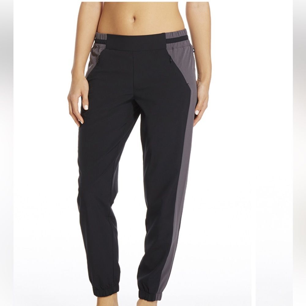 Fabletics Windsor Jogger XXL Black & Gray Athletics Pants Workout